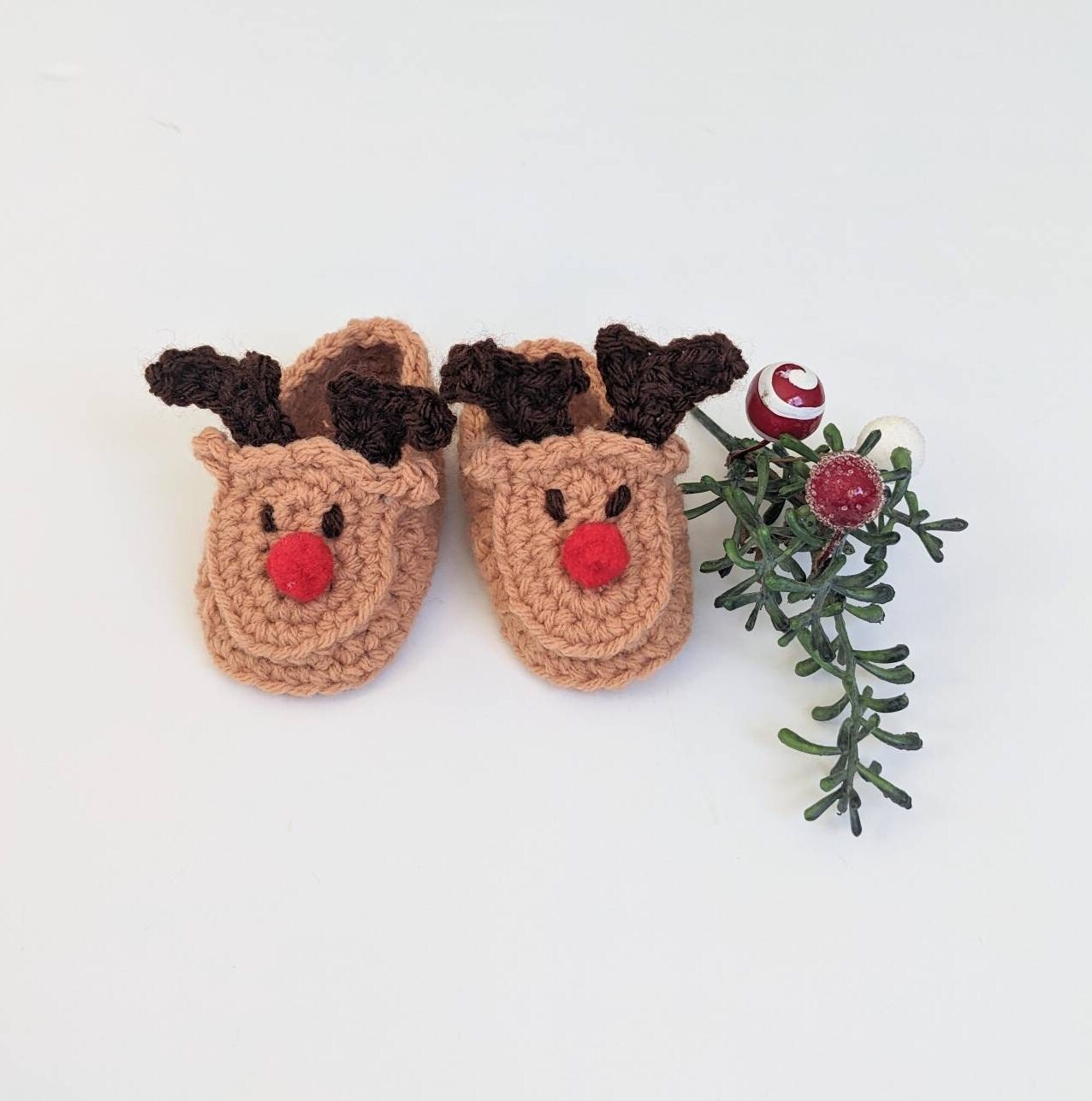Baby clearance reindeer booties