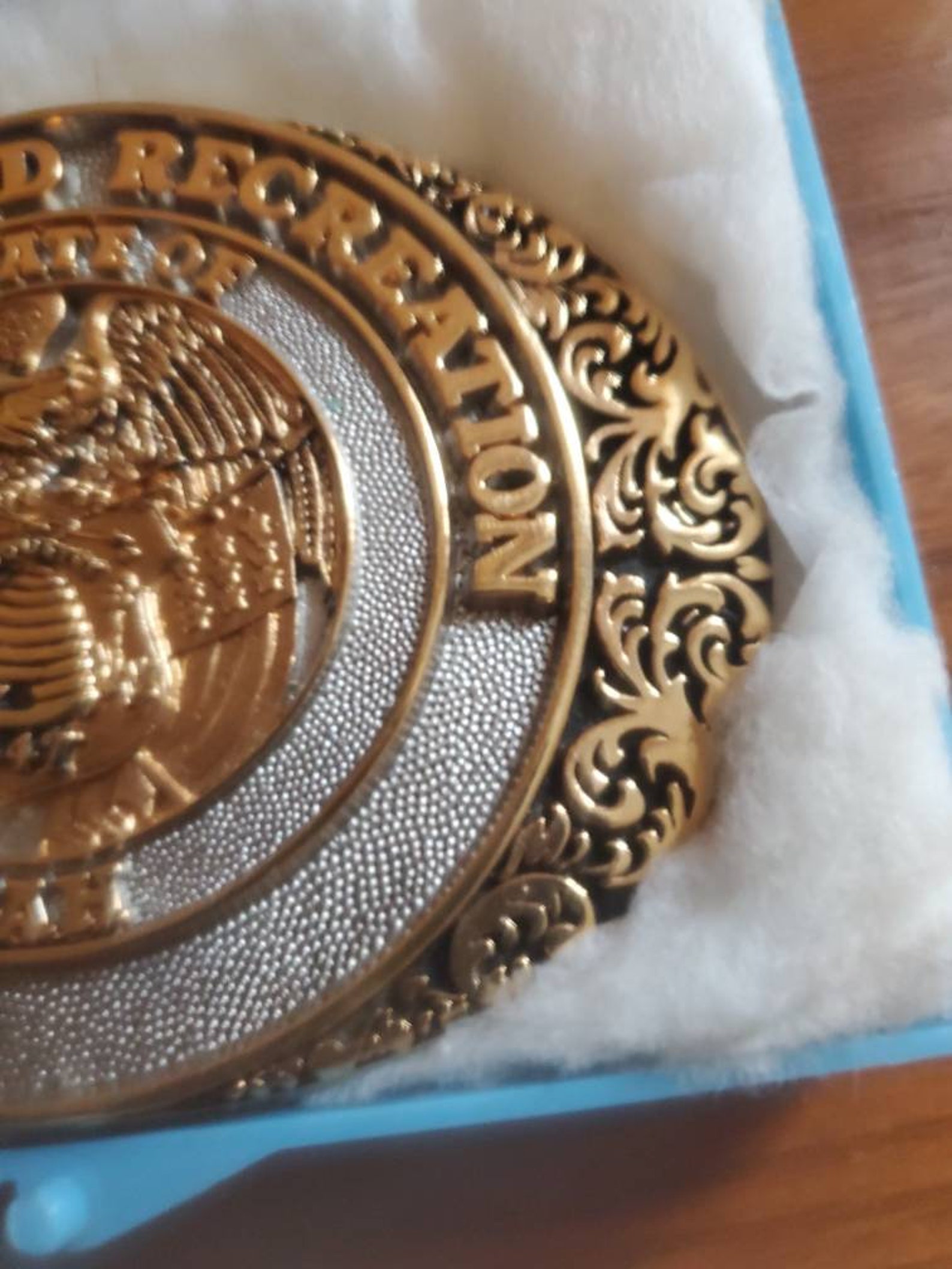 Vintage Parks and Recreation State of Utah Belt Buckle Etsy