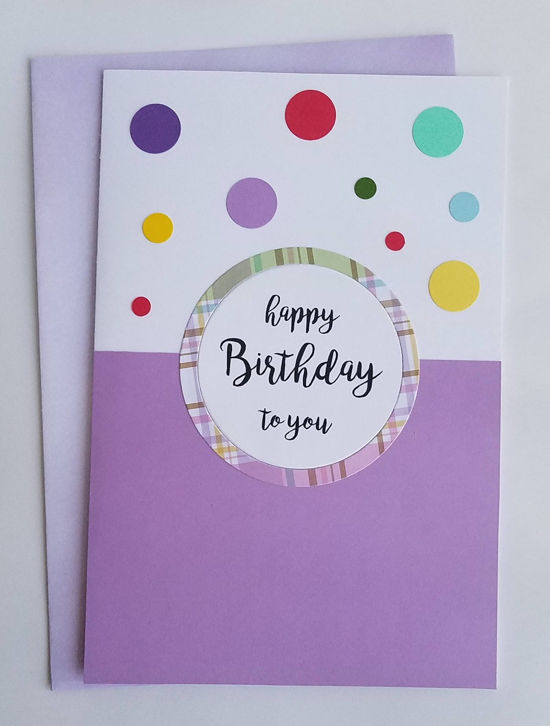 Handmade Birthday Greeting Card. Birthday Card. Handmade Birthday