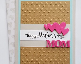 Mother’s Day Card. Handmade Cards. Cards for Mom. Unique Mother’s Day Card. Blank Greeting Card. Happy Mother’s Day. Happy Mother's Day Card