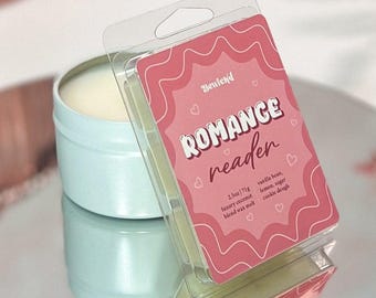Romance Reader Wax Melt | Lemon, vanilla, sugar cookie | Reader gift | Bookish Merch