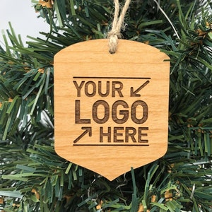 PERSONALIZED Christmas Ornaments! Laser Engraved Wood Christmas Ornaments! Logo Christmas Ornaments! Custom Christmas Ornaments!