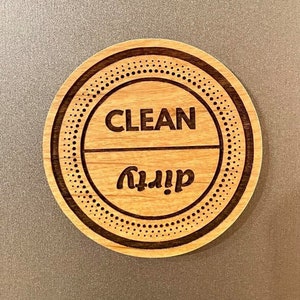 Dishwasher Magnet | CLEAN or dirty magnet | Dishwasher Magnet | dirty clean | Kitchen Magnet | New Home Gifts | Kitchen Decor | Kitchen Gift