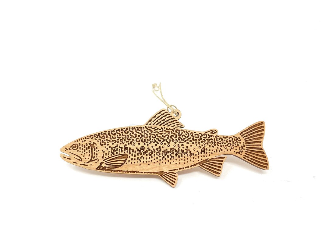 Brook Trout Christmas Ornament Brook Trout salvelinus Fontinalis Fishing Christmas Ornament