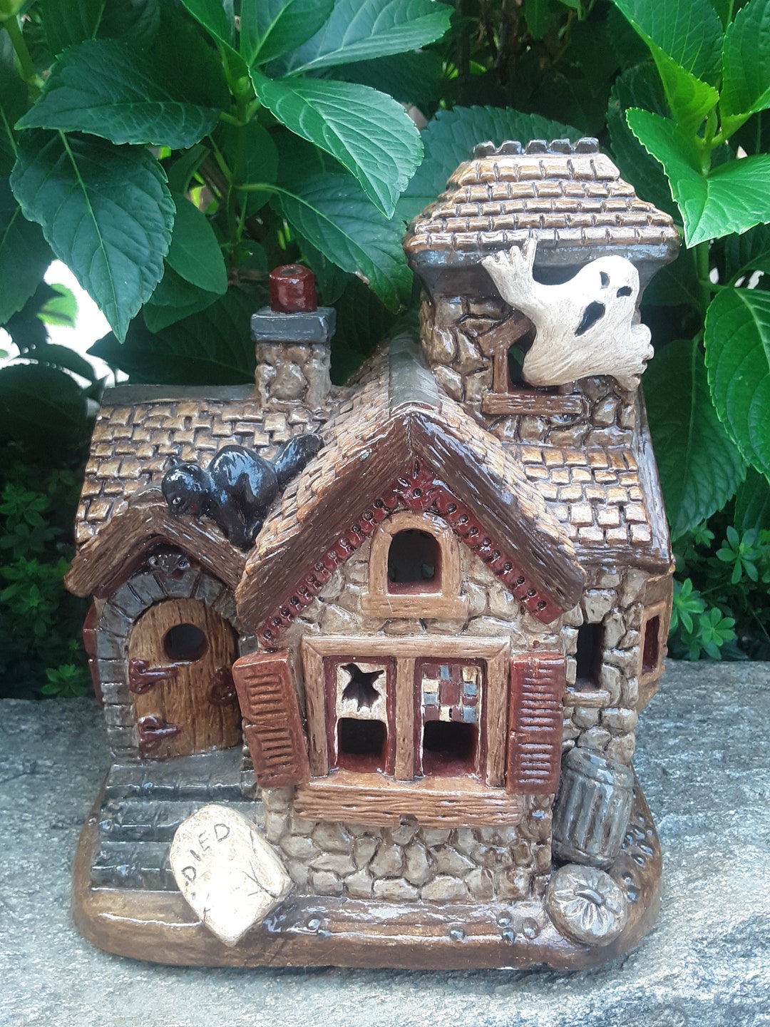 Ceramic Haunted House Etsy