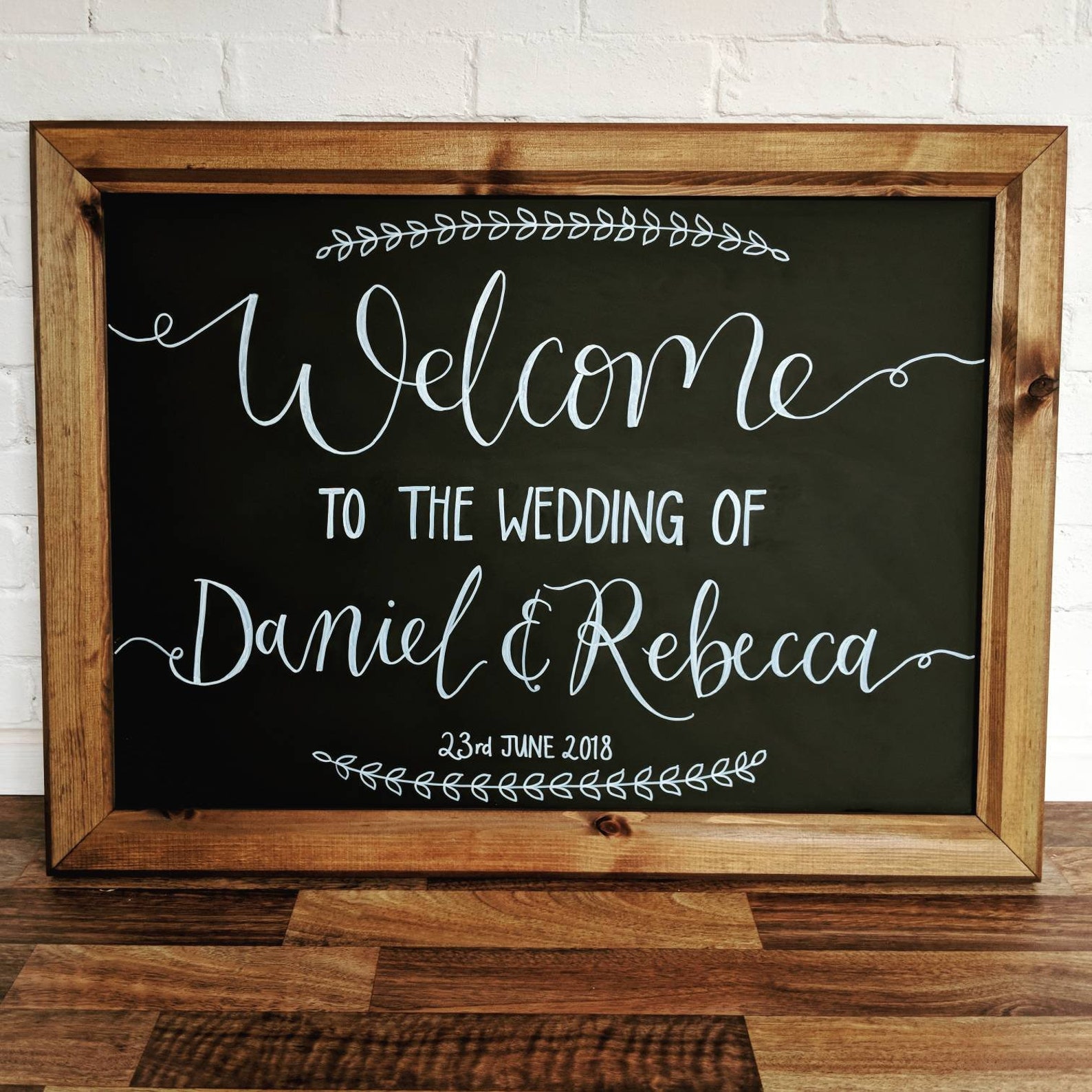 Wedding Chalkboard Blackboard Sign Etsy Nederland