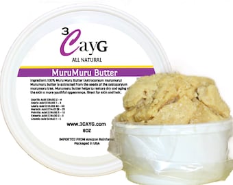 3CayG MuruMuru Butter 8 Unzen oder 1 Pfund Unraffined