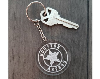 Keychain - Houston Astros - Clear OR Black