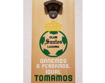 Bottle Opener - Sports Team - Santos Laguna