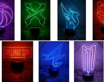 Any EDM Logo - LED Light Base - Color-changing