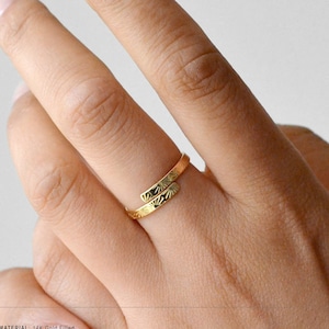 SARAI 14K Gold Fill Wrap Sun Ring • Gold Sunshine Ring • Dainty Gold Ring • Sunrise Ring • Gold •Sterling Silver • Gift For Her • Bridesmaid