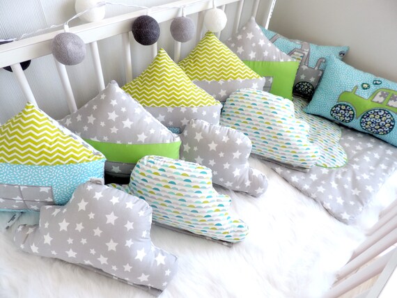 boys cot bumper