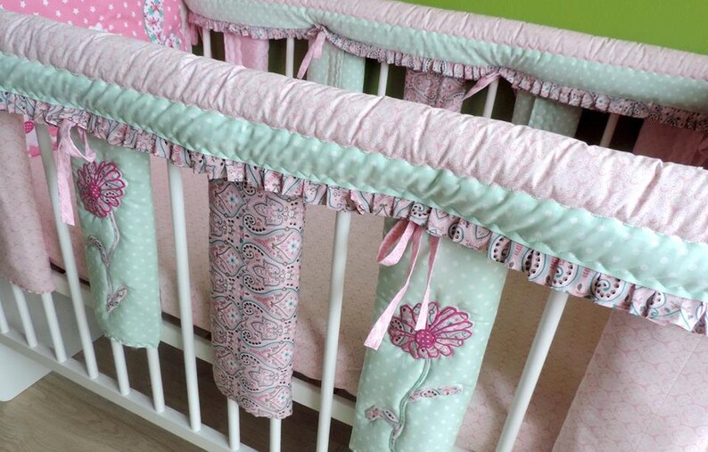 Crib Teething Guards Custom Baby Cot Bar Bumpers Baby Bed Etsy