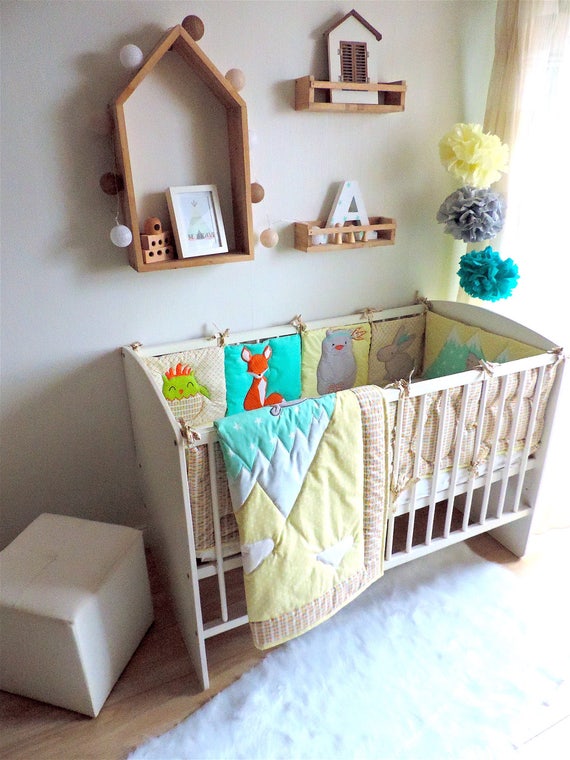 gender neutral nursery bedding
