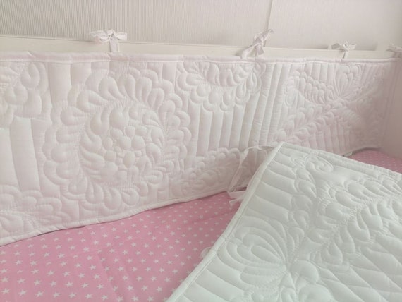 The most common elegant crib bedding material is cotton. etsy