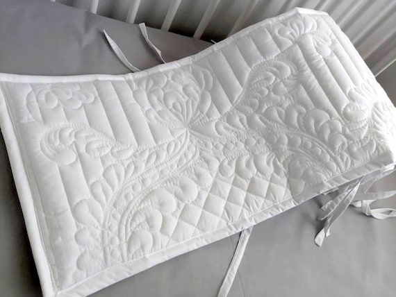 quilted cot bumper