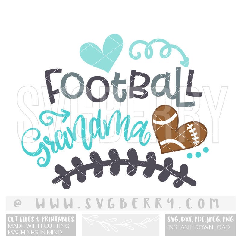 Download Football Grandma SVG / Football Grandma Shirt Tshirt ...