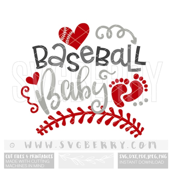 Download Items similar to Baseball Baby SVG / Baby Shower Svg Baby ...