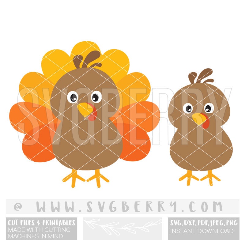 Download Turkey SVG Cut File Clipart Thanksgiving / Gobble Til You ...