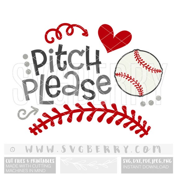 Pitch Please Baseball SVG / Baseball Shirt Baseball Mom Shirts
