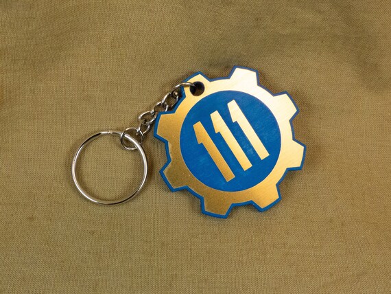 Fallout Keychain - Vault Door Keychain, Post Apocalyptic