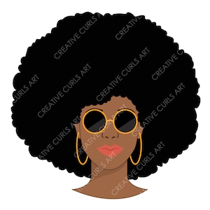 Afro Woman Art, Black Woman, Afro SVG, African American Woman, Black Woman Art, Afro Svg, Afro Girl Svg, African Svg, Black Lady SVG