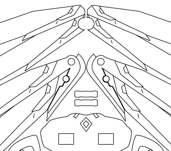 overwatch mercy wings template