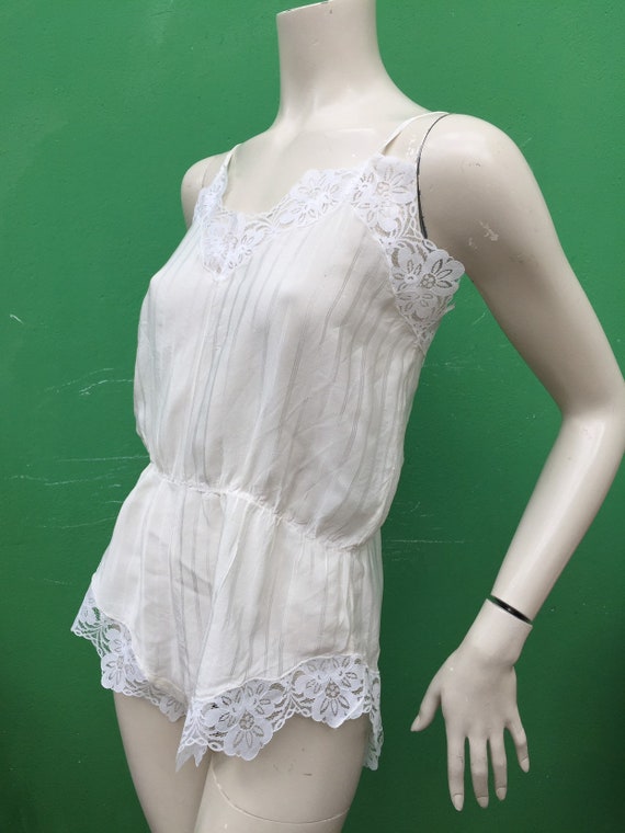 BODY BRIDAL SILK | White Silk leotard | Vintage s… - image 4