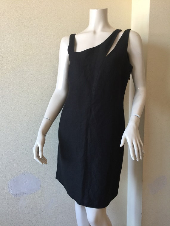 MARELLA LINEN BLACK Dress | Marella linen Mini dr… - image 7