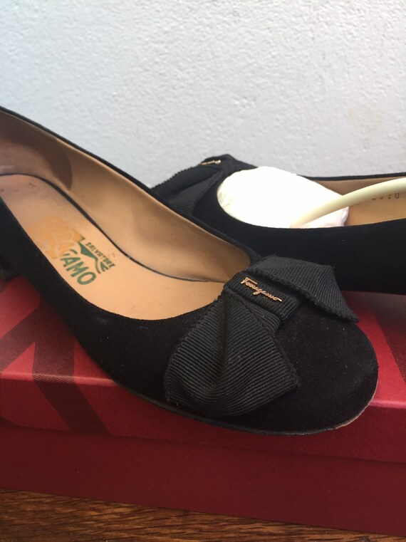 FERRAGAMO LEATHER SHOES Vintage Salvatore Ferragam
