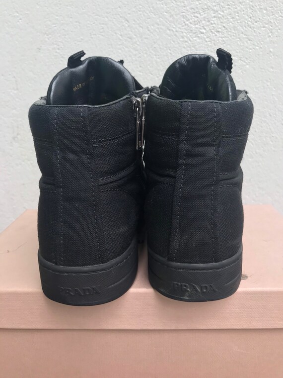 PRADA VINTAGE SNEAKERS | Black high sneakers | Fas
