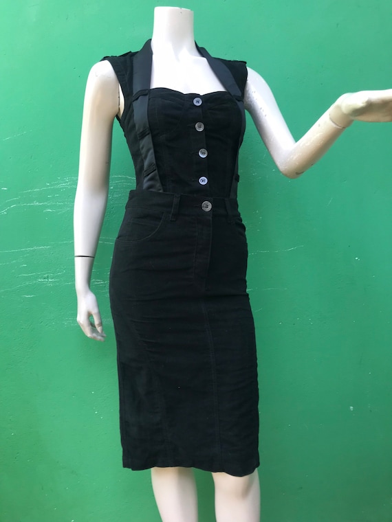 ワンピース Alexander Mcqueen Cotton Dress ALEXANDER MCQUEEN BLACK Cotton Dress | Fashion Vintage