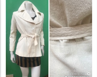 CHAQUETA DE SASTRERÍA DE LANA | Chaqueta de lana natural |Chaqueta de lana de los años 80 | Chaqueta vintage | chaqueta de lana vintage | Chaqueta a medida /chaqueta vintage de los años 80