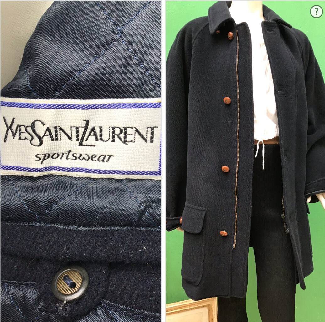 イヴ・サンローラン コート | ヴィンテージ ウール コート | YSL
