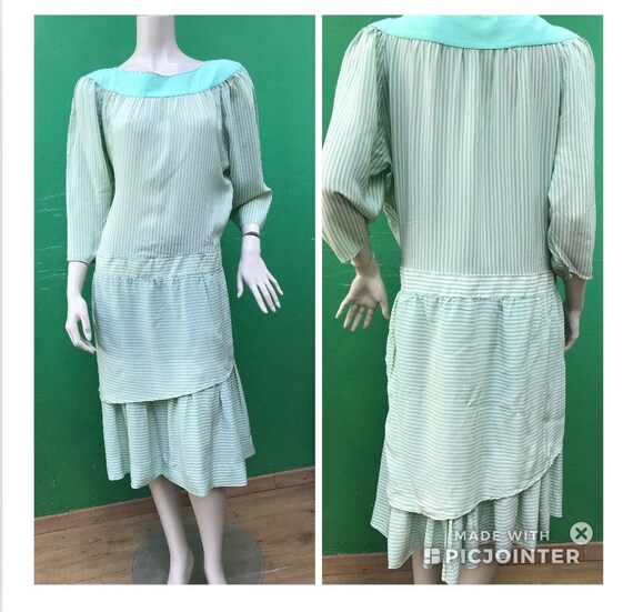 STRIPED SILK DRESS| Aspesi Vintage Dress | Fashion