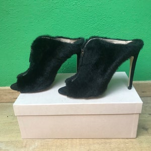 MIU MIU SABOT Fashion vintage | Deadstock Black High heels mules| Black High heels mules| Miu Miu Black Mules | Vintage fashion Mules