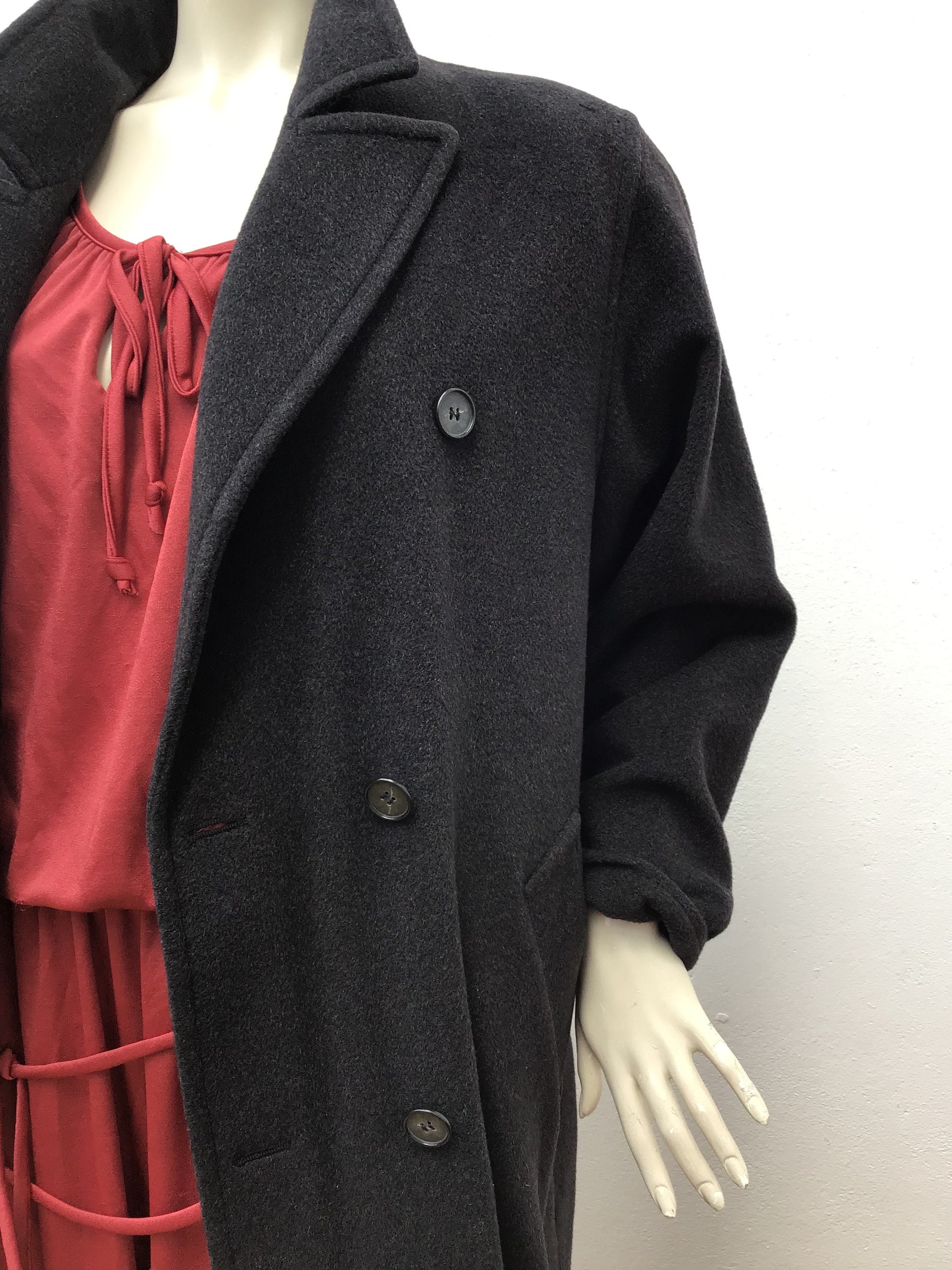 MAX MARA Coat| Vintage New Wool COAT | Max Mara Coat |grey MAX MARA Coat| Vintage New Wool COAT | Max Mara Coat |grey