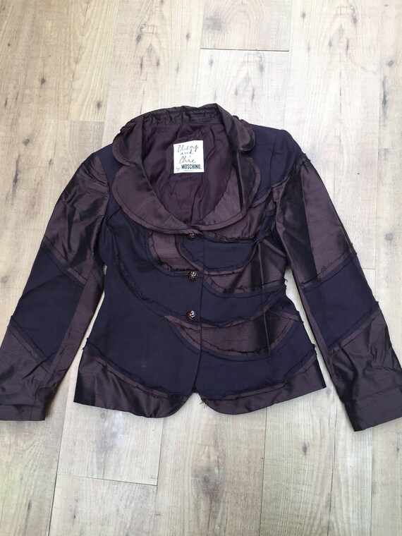 MOSCHINO JACKET | Silk Jacket | Made in Italy |90… - image 6