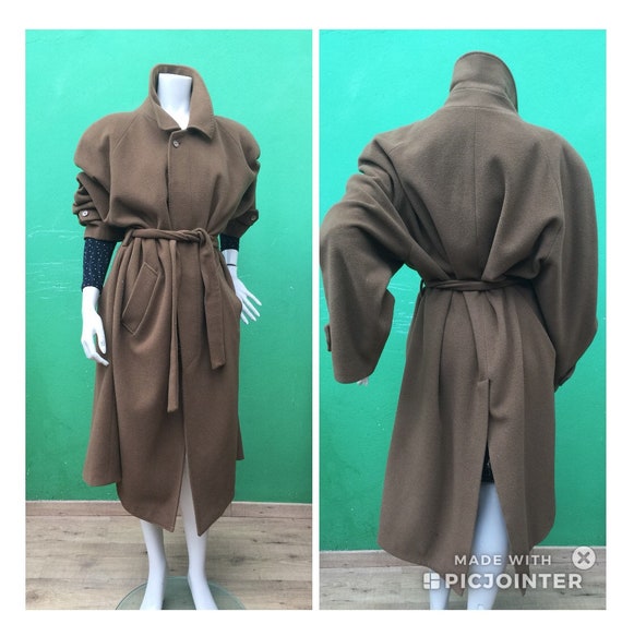 Camel CACHEMIRE Coat VINTAGE Camel COAT| Unisex Ca
