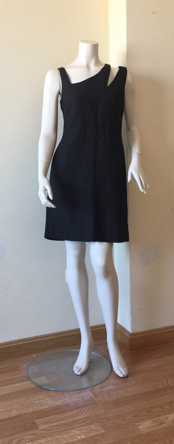 MARELLA LINEN BLACK Dress | Marella linen Mini dr… - image 10