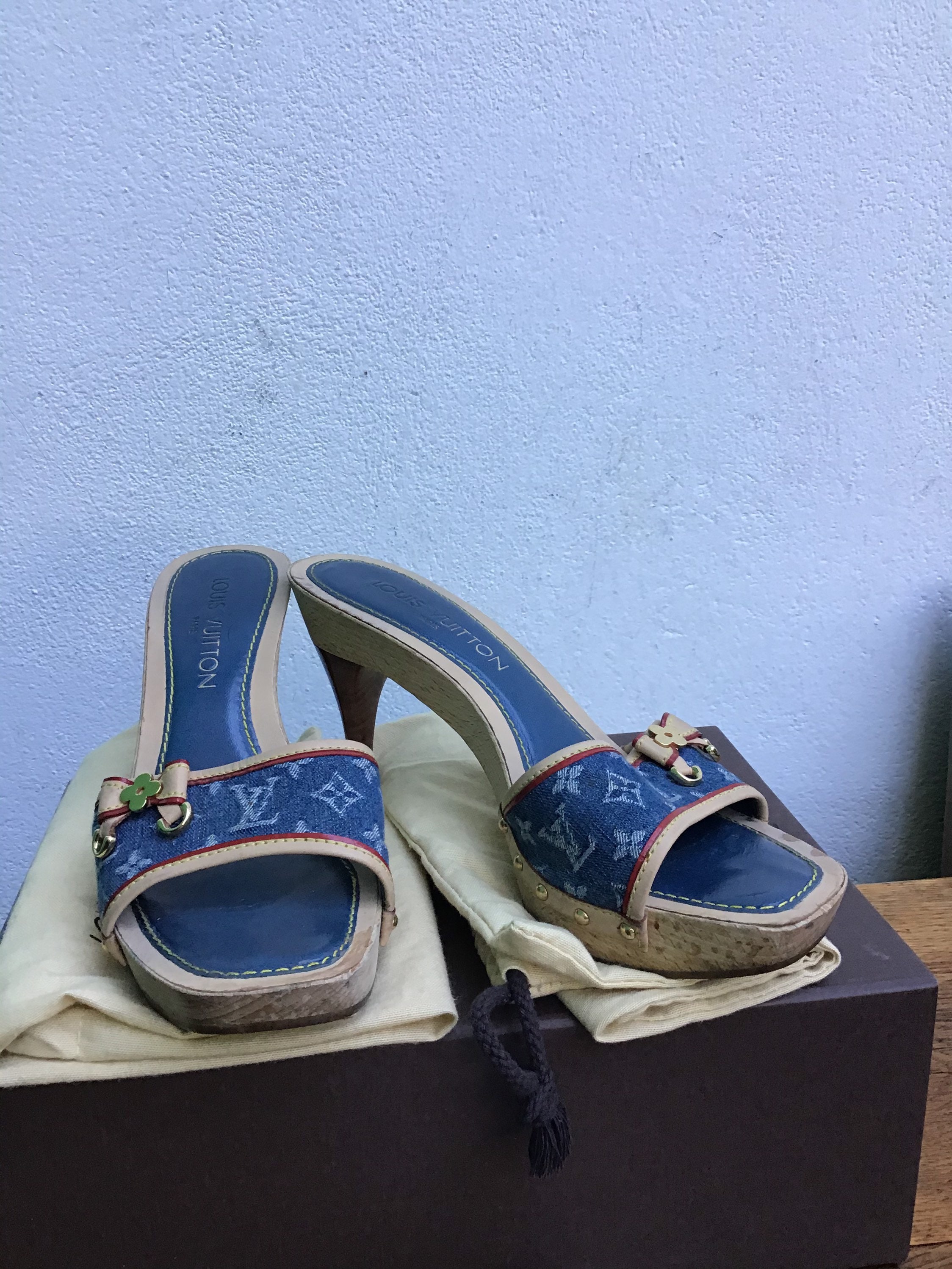 Louis Vuitton Slide Sandals for Women for sale