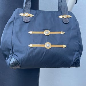 GIANNI VERSACE Vintage Shoulderbag | Versace Vintage fashion Bag | Rare Gianni Versace shoulderbag | Versace Luxury shoulderbag