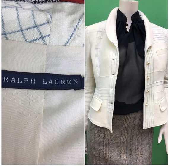 Ralph Lauren LINEN PATCHWORK JACKET|Ralph Lauren … - image 10