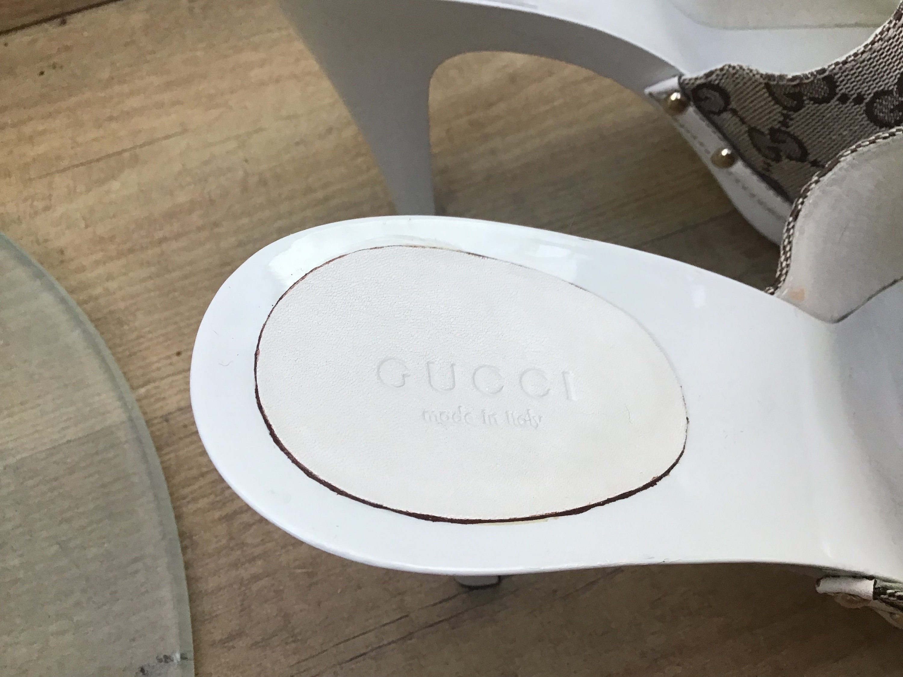 GUCCI MONOGRAM SABOT| Gucci Monogram Leather Mule | Fashion