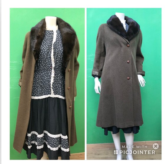 SARTORIALE VINTAGE wool COAT Wool Jocelyn Coat Dar