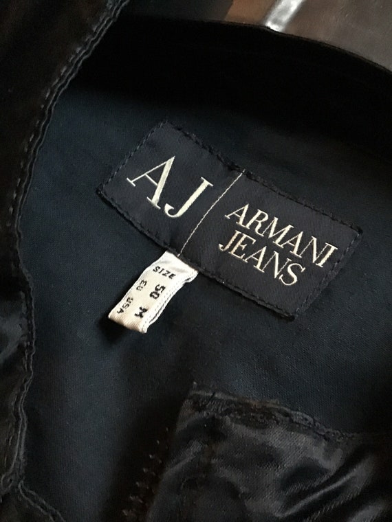 VINTAGE ARMANI JEANS Jacket| Armani Satin Navy Bomber VINTAGE ARMANI JEANS Jacket| Armani Satin Navy Bomber