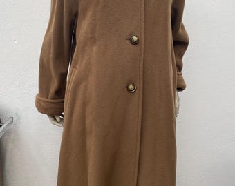 Marina Rinaldi Vintage Coat|camel CASHMERE COAT| Marina Rinaldi