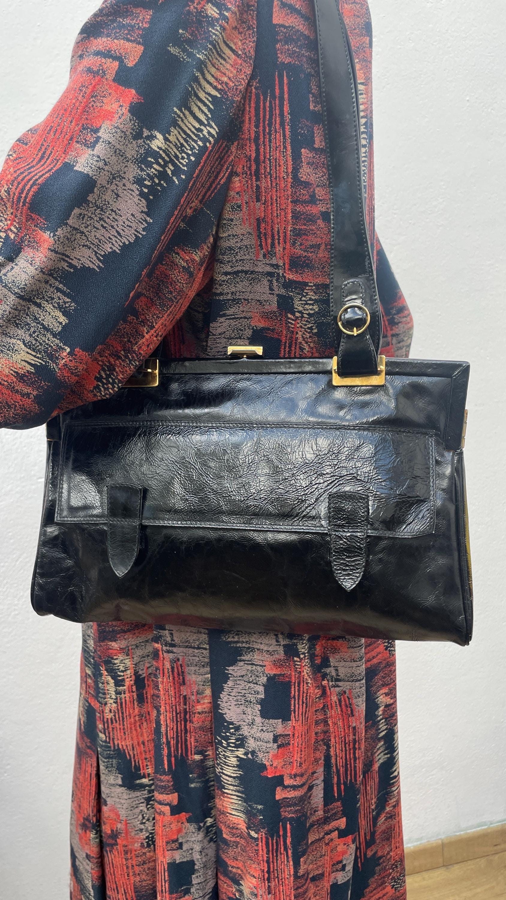 70s Italian Leather Bag - Etsy - Page 2