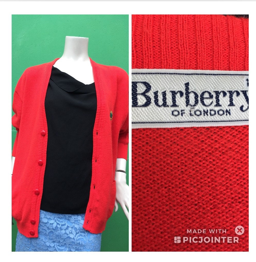 Burberry 90s Sweater - Etsy