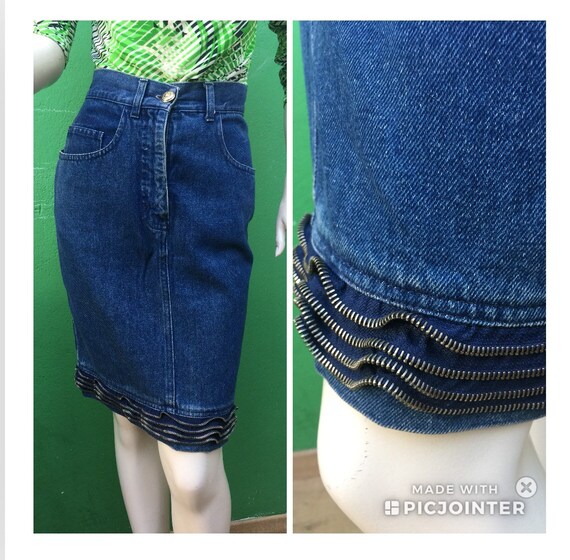 moschino jeans skirt